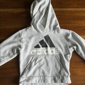 Adidas Kids Light Gray Hoodie
